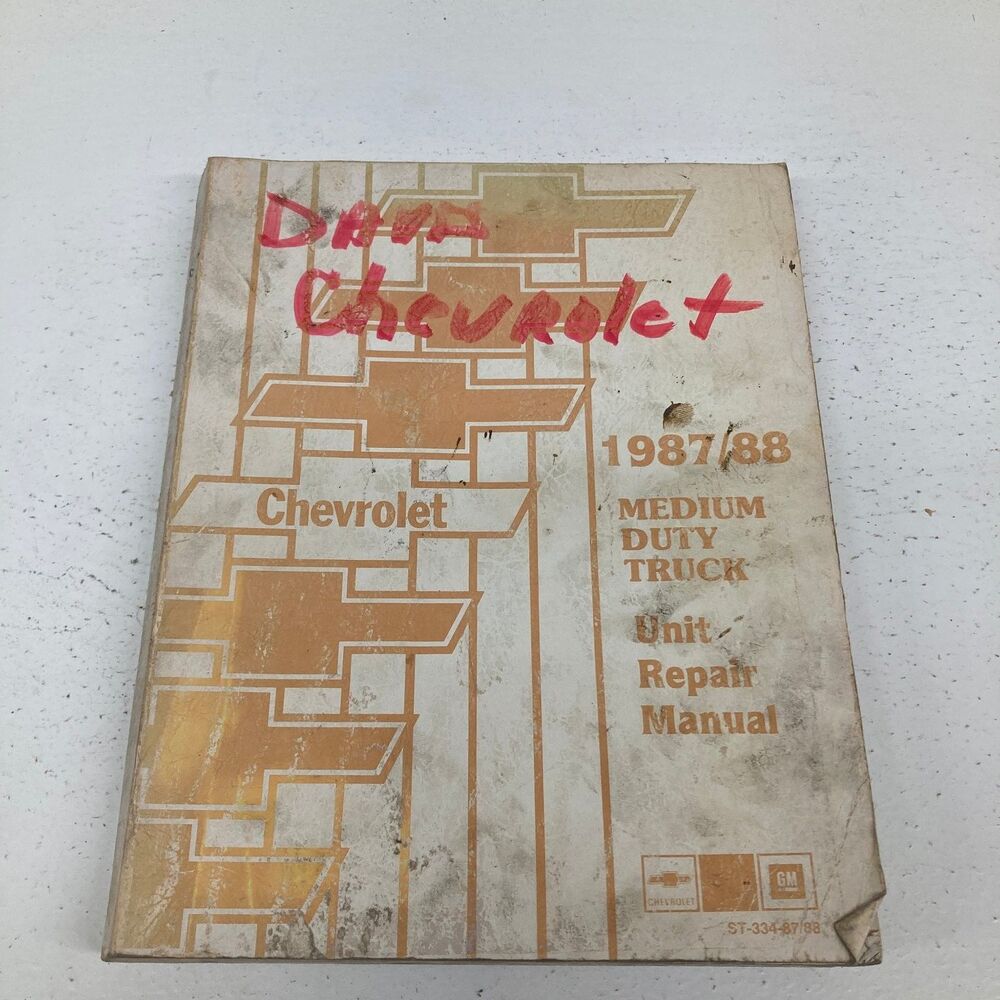 Chevrolet Medium Duty Truck Unit Repair Manual GM 1987
